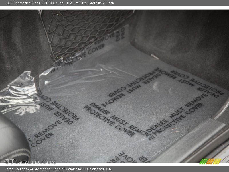 Iridium Silver Metallic / Black 2012 Mercedes-Benz E 350 Coupe