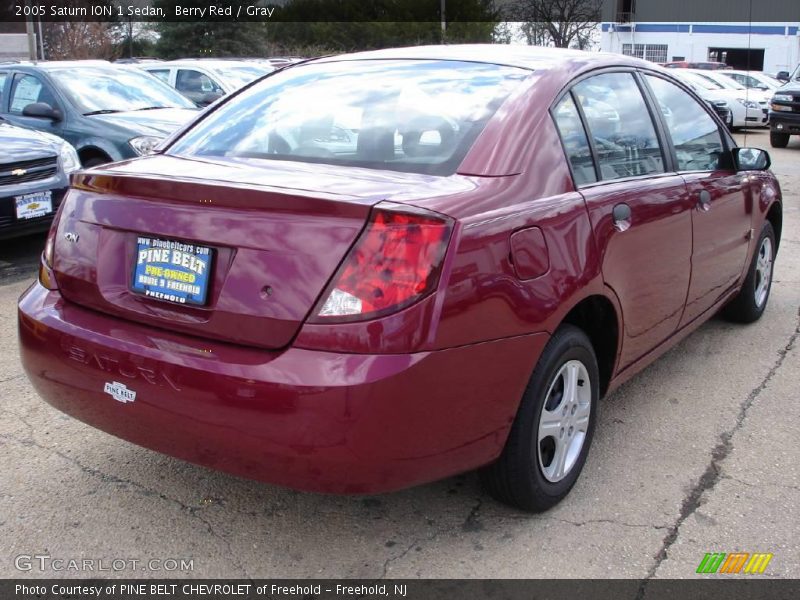 Berry Red / Gray 2005 Saturn ION 1 Sedan