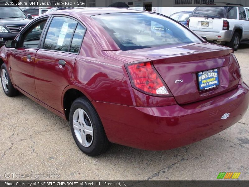 Berry Red / Gray 2005 Saturn ION 1 Sedan