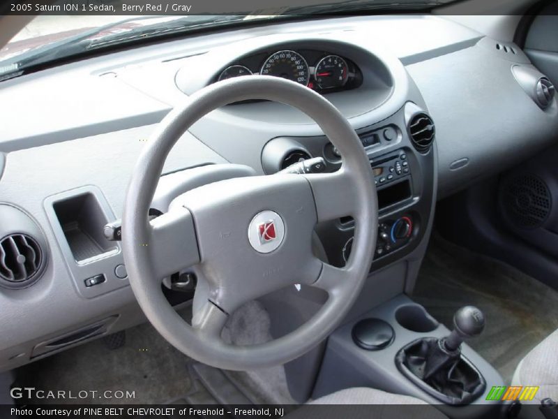 Berry Red / Gray 2005 Saturn ION 1 Sedan