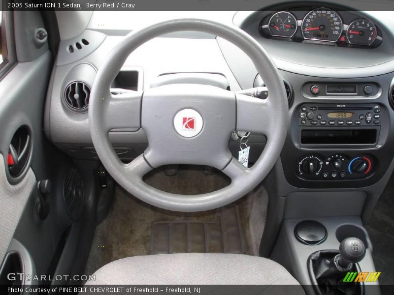 Berry Red / Gray 2005 Saturn ION 1 Sedan