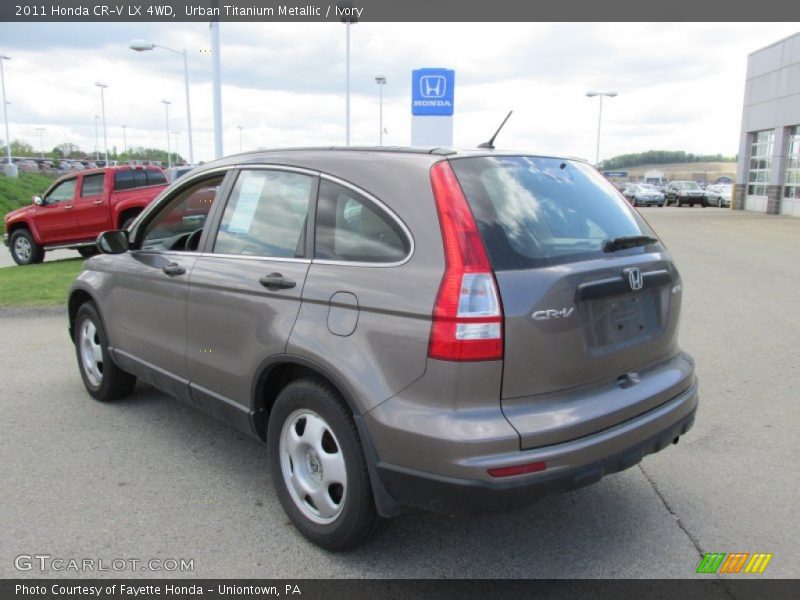 Urban Titanium Metallic / Ivory 2011 Honda CR-V LX 4WD