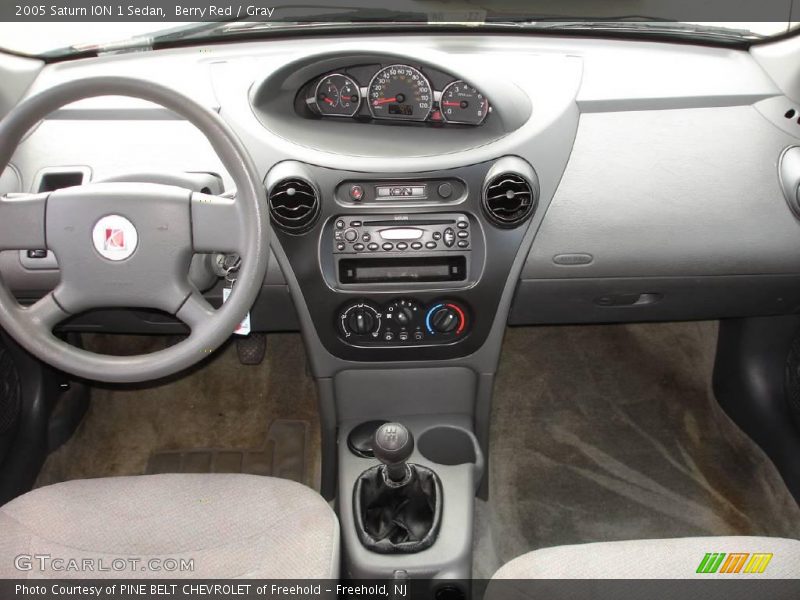 Berry Red / Gray 2005 Saturn ION 1 Sedan