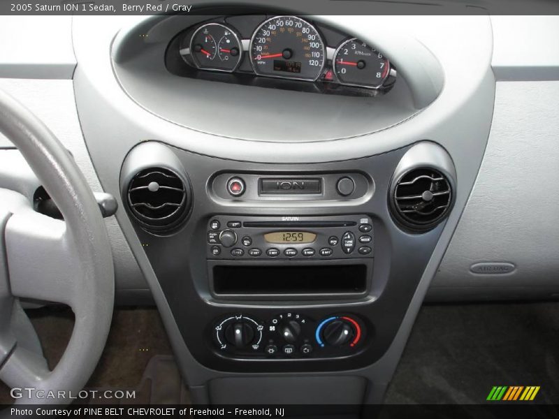 Berry Red / Gray 2005 Saturn ION 1 Sedan