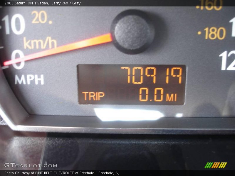Berry Red / Gray 2005 Saturn ION 1 Sedan