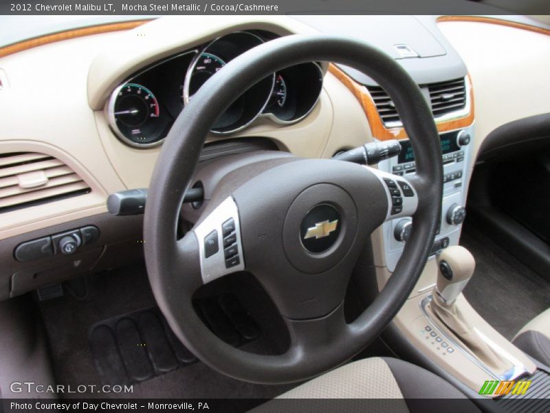 Mocha Steel Metallic / Cocoa/Cashmere 2012 Chevrolet Malibu LT