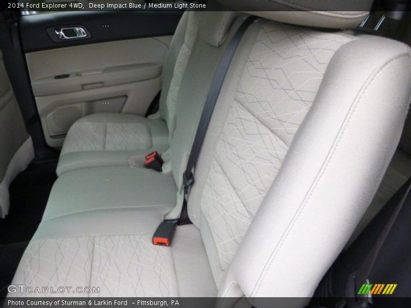 Deep Impact Blue / Medium Light Stone 2014 Ford Explorer 4WD