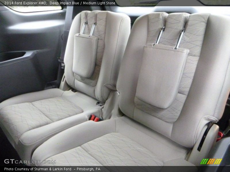 Deep Impact Blue / Medium Light Stone 2014 Ford Explorer 4WD