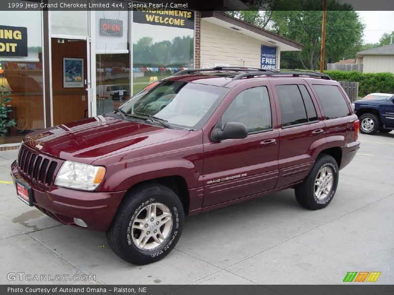 Sienna Pearl / Camel 1999 Jeep Grand Cherokee Limited 4x4