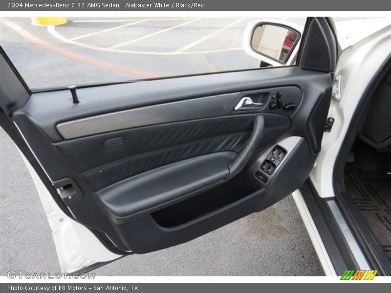 Alabaster White / Black/Red 2004 Mercedes-Benz C 32 AMG Sedan