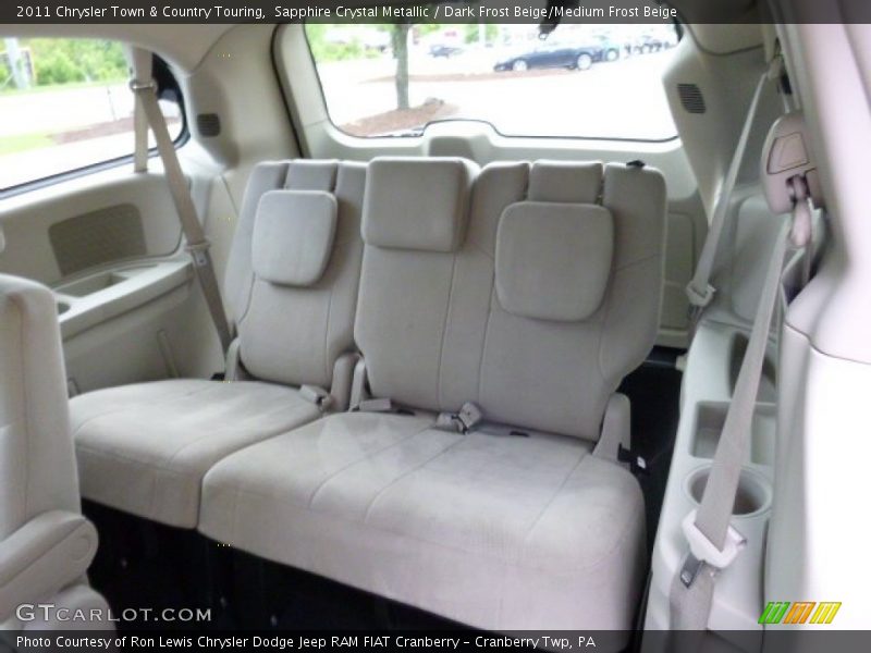 Sapphire Crystal Metallic / Dark Frost Beige/Medium Frost Beige 2011 Chrysler Town & Country Touring