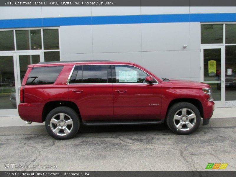 Crystal Red Tintcoat / Jet Black 2015 Chevrolet Tahoe LT 4WD