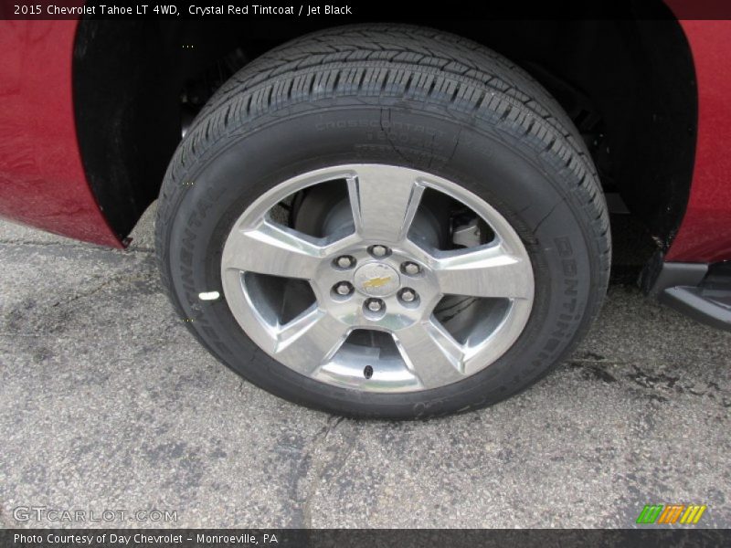 Crystal Red Tintcoat / Jet Black 2015 Chevrolet Tahoe LT 4WD