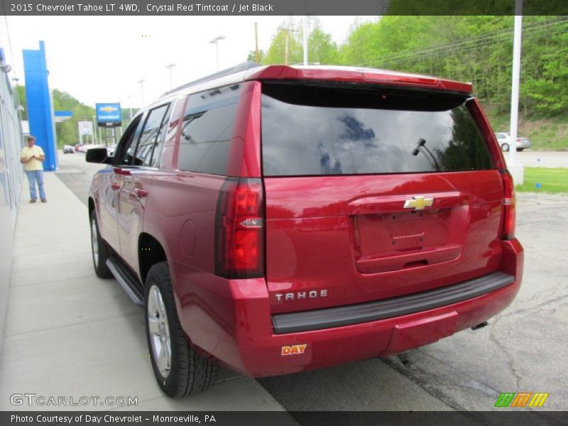 Crystal Red Tintcoat / Jet Black 2015 Chevrolet Tahoe LT 4WD