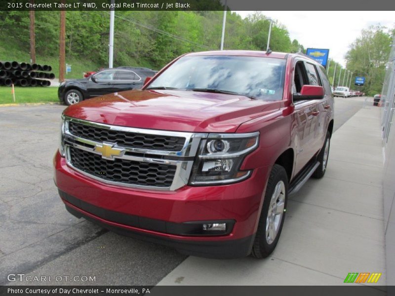 Crystal Red Tintcoat / Jet Black 2015 Chevrolet Tahoe LT 4WD