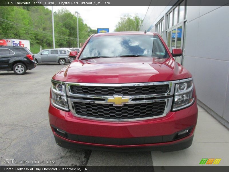 Crystal Red Tintcoat / Jet Black 2015 Chevrolet Tahoe LT 4WD