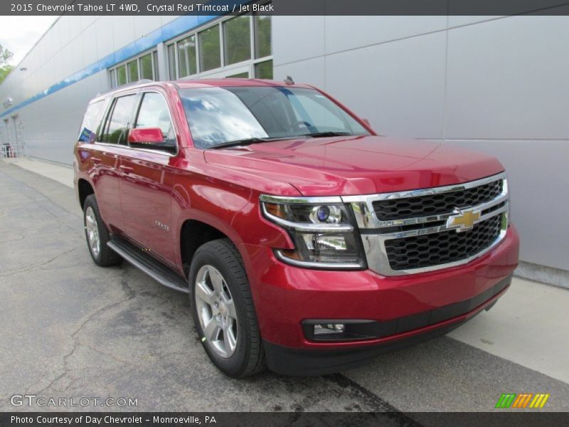 Crystal Red Tintcoat / Jet Black 2015 Chevrolet Tahoe LT 4WD