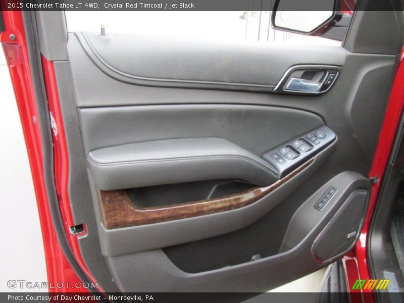 Crystal Red Tintcoat / Jet Black 2015 Chevrolet Tahoe LT 4WD