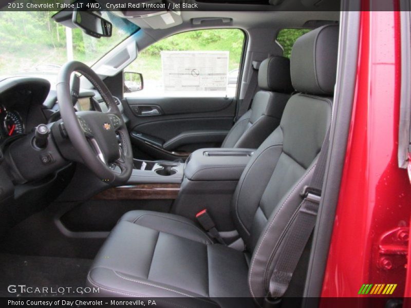 Crystal Red Tintcoat / Jet Black 2015 Chevrolet Tahoe LT 4WD