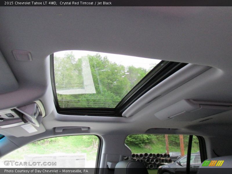 Crystal Red Tintcoat / Jet Black 2015 Chevrolet Tahoe LT 4WD