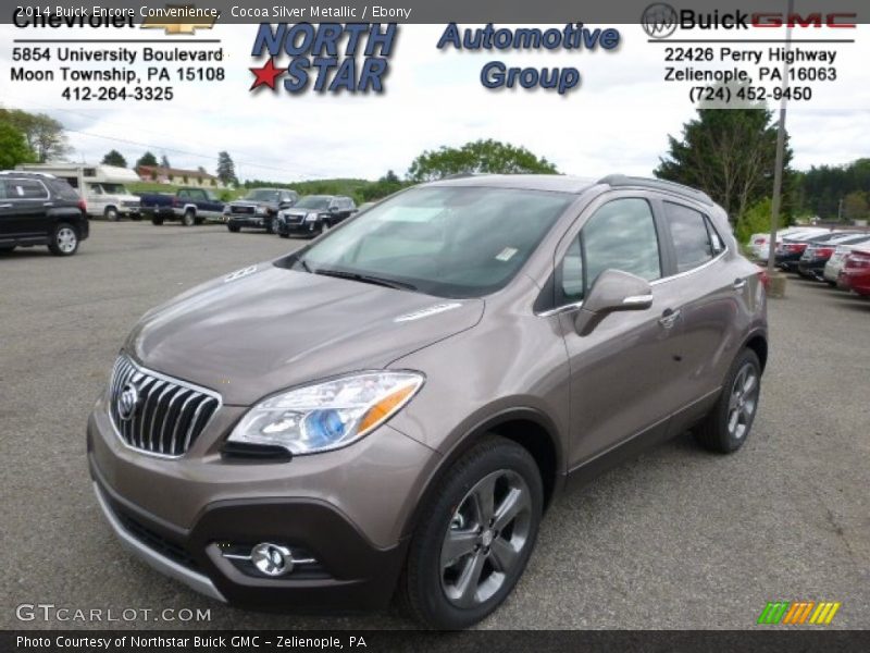 Cocoa Silver Metallic / Ebony 2014 Buick Encore Convenience