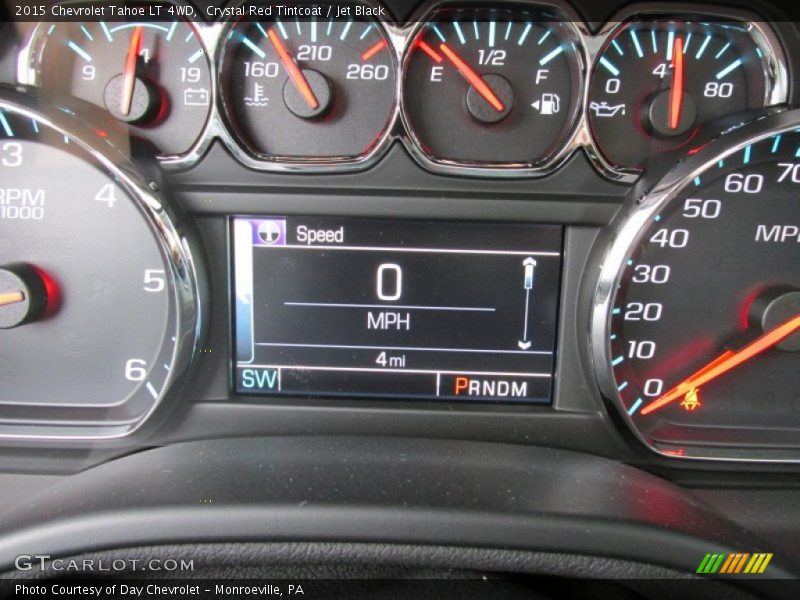 Crystal Red Tintcoat / Jet Black 2015 Chevrolet Tahoe LT 4WD