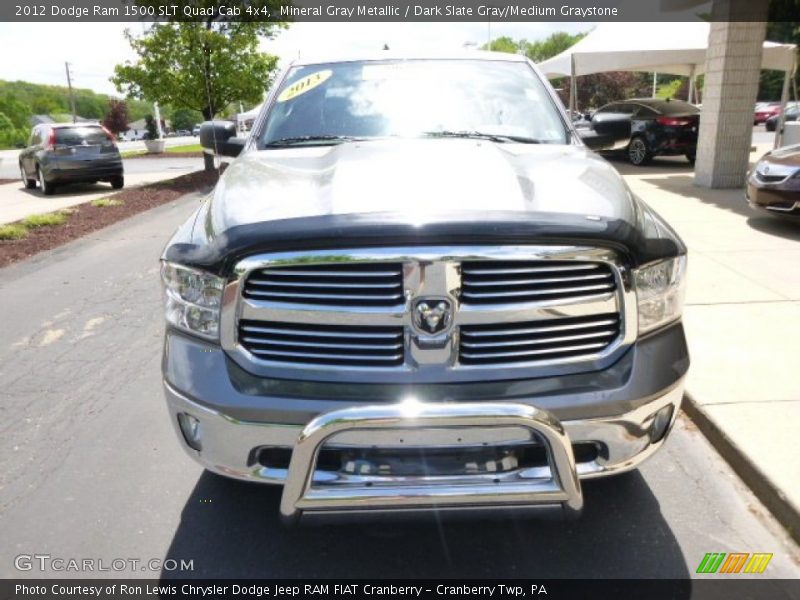 Mineral Gray Metallic / Dark Slate Gray/Medium Graystone 2012 Dodge Ram 1500 SLT Quad Cab 4x4