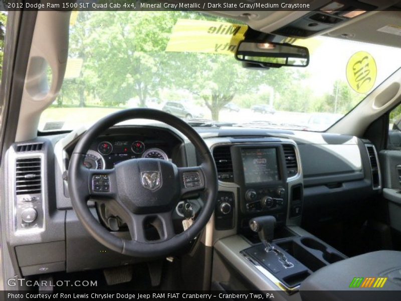 Mineral Gray Metallic / Dark Slate Gray/Medium Graystone 2012 Dodge Ram 1500 SLT Quad Cab 4x4