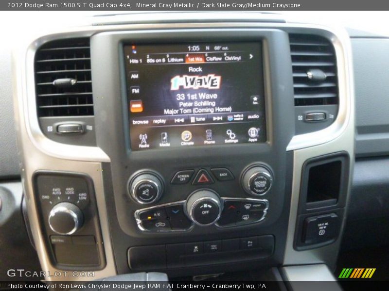 Mineral Gray Metallic / Dark Slate Gray/Medium Graystone 2012 Dodge Ram 1500 SLT Quad Cab 4x4