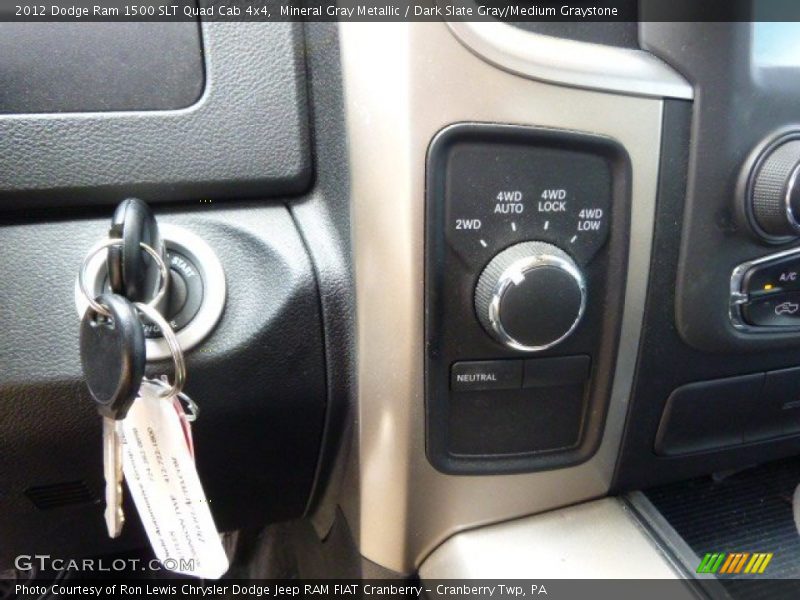 Mineral Gray Metallic / Dark Slate Gray/Medium Graystone 2012 Dodge Ram 1500 SLT Quad Cab 4x4