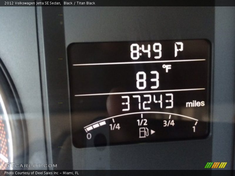 Black / Titan Black 2012 Volkswagen Jetta SE Sedan