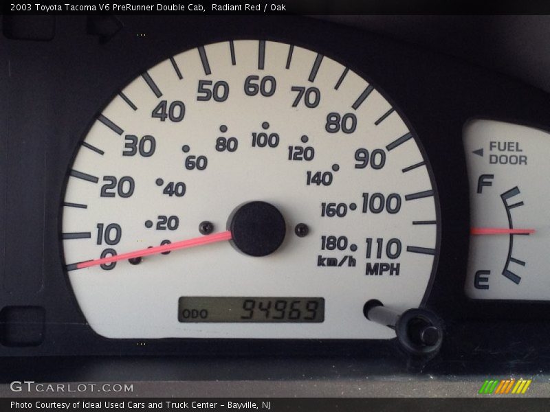 Radiant Red / Oak 2003 Toyota Tacoma V6 PreRunner Double Cab