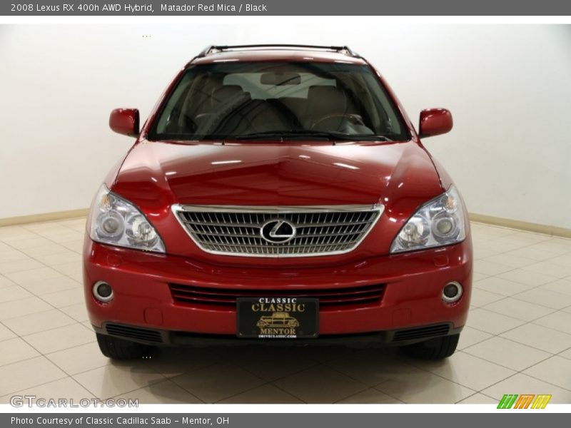 Matador Red Mica / Black 2008 Lexus RX 400h AWD Hybrid