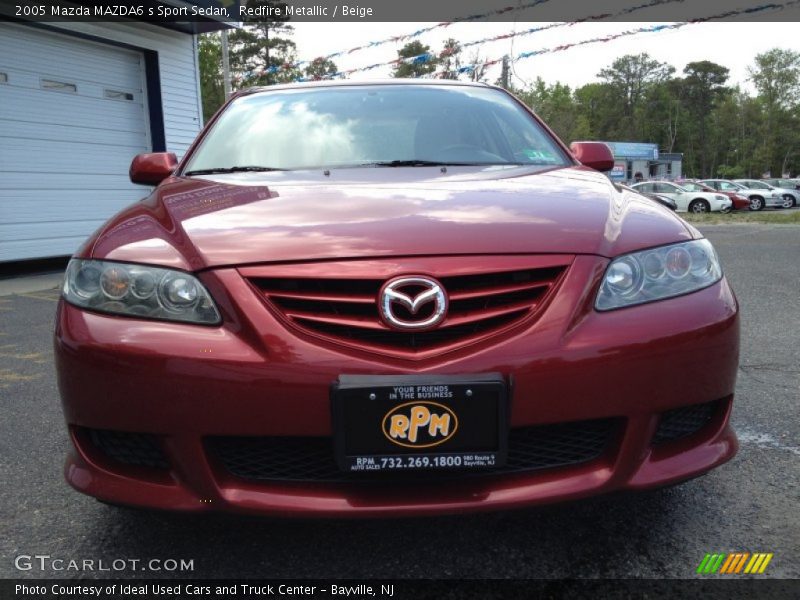 Redfire Metallic / Beige 2005 Mazda MAZDA6 s Sport Sedan