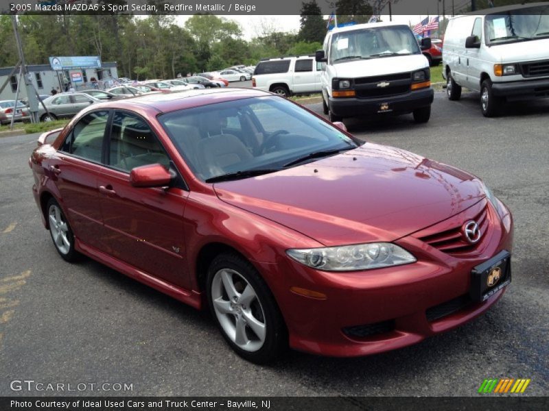 Redfire Metallic / Beige 2005 Mazda MAZDA6 s Sport Sedan