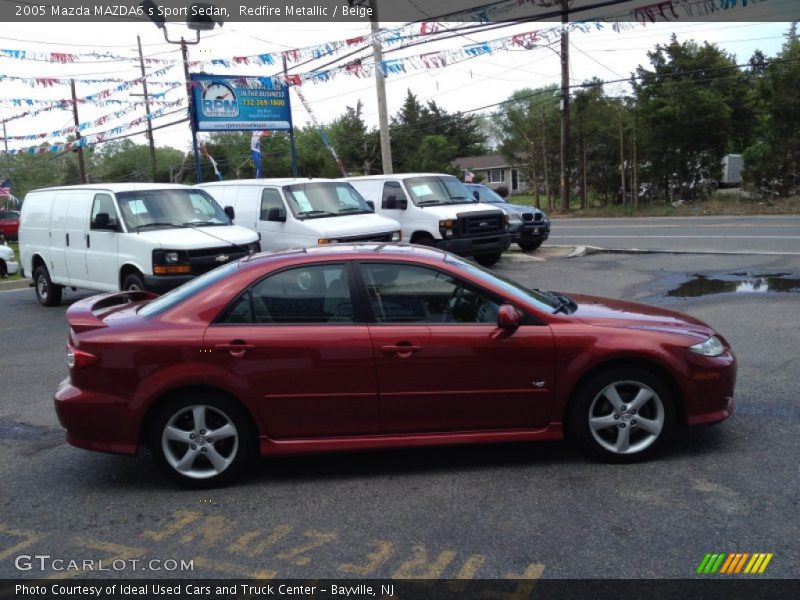 Redfire Metallic / Beige 2005 Mazda MAZDA6 s Sport Sedan