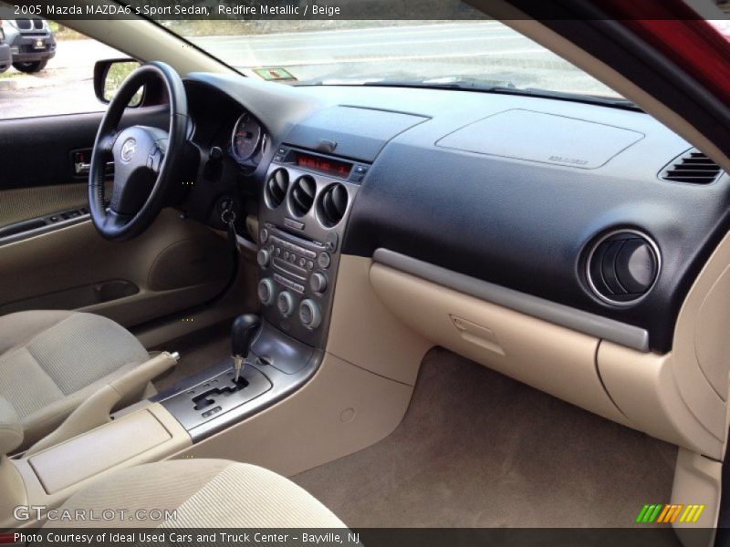 Redfire Metallic / Beige 2005 Mazda MAZDA6 s Sport Sedan