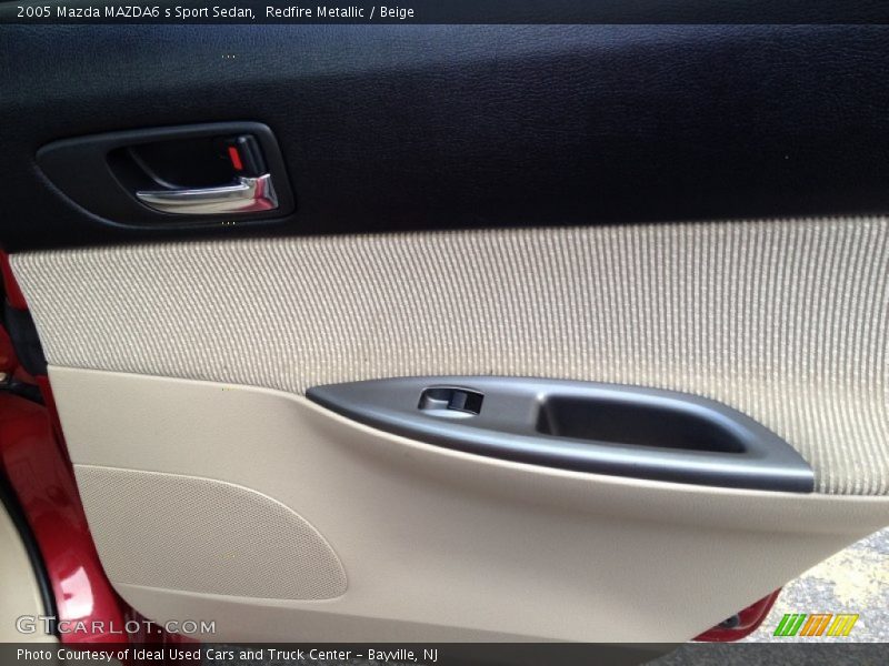 Redfire Metallic / Beige 2005 Mazda MAZDA6 s Sport Sedan