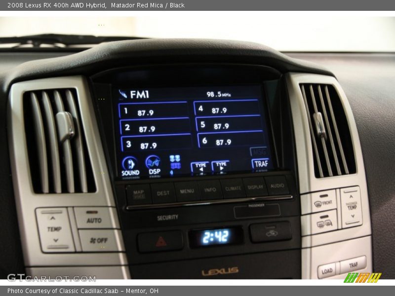 Matador Red Mica / Black 2008 Lexus RX 400h AWD Hybrid