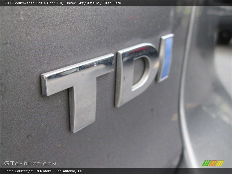 United Gray Metallic / Titan Black 2012 Volkswagen Golf 4 Door TDI