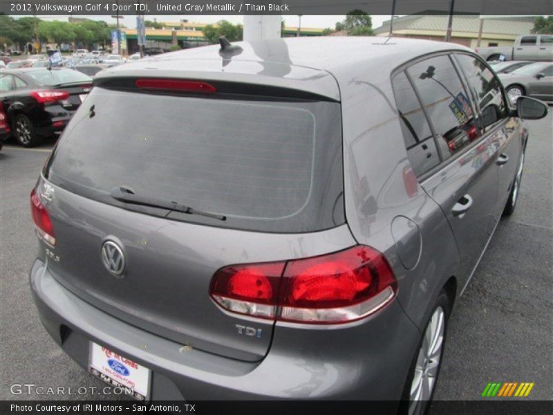 United Gray Metallic / Titan Black 2012 Volkswagen Golf 4 Door TDI