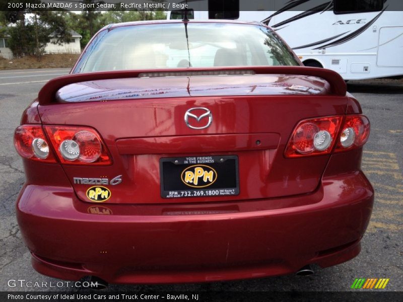 Redfire Metallic / Beige 2005 Mazda MAZDA6 s Sport Sedan
