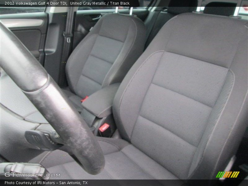 United Gray Metallic / Titan Black 2012 Volkswagen Golf 4 Door TDI