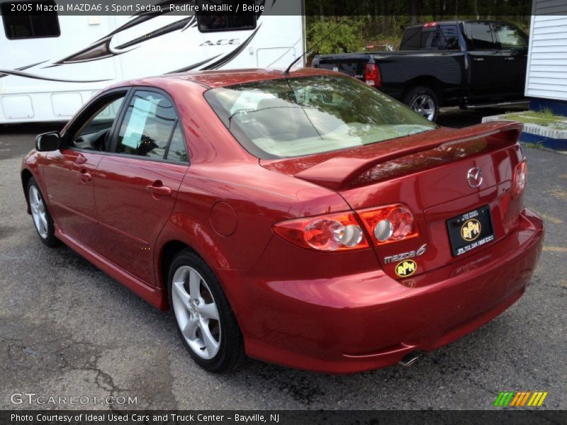 Redfire Metallic / Beige 2005 Mazda MAZDA6 s Sport Sedan