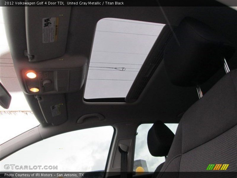 United Gray Metallic / Titan Black 2012 Volkswagen Golf 4 Door TDI