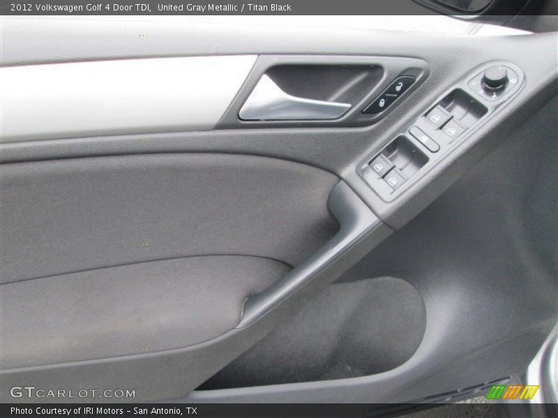 United Gray Metallic / Titan Black 2012 Volkswagen Golf 4 Door TDI