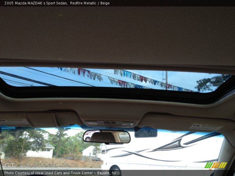 Redfire Metallic / Beige 2005 Mazda MAZDA6 s Sport Sedan