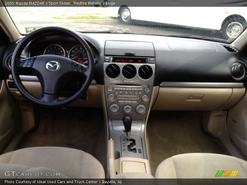 Redfire Metallic / Beige 2005 Mazda MAZDA6 s Sport Sedan