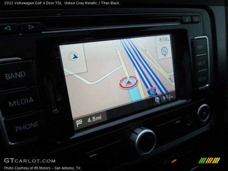 United Gray Metallic / Titan Black 2012 Volkswagen Golf 4 Door TDI