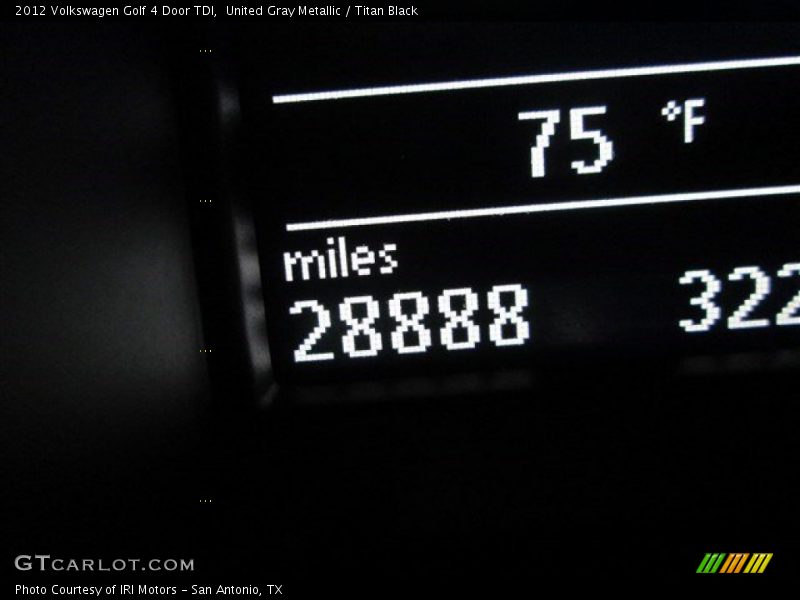 United Gray Metallic / Titan Black 2012 Volkswagen Golf 4 Door TDI